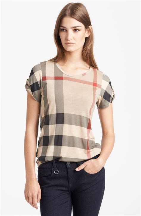 burberry brit check top|burberry check for women.